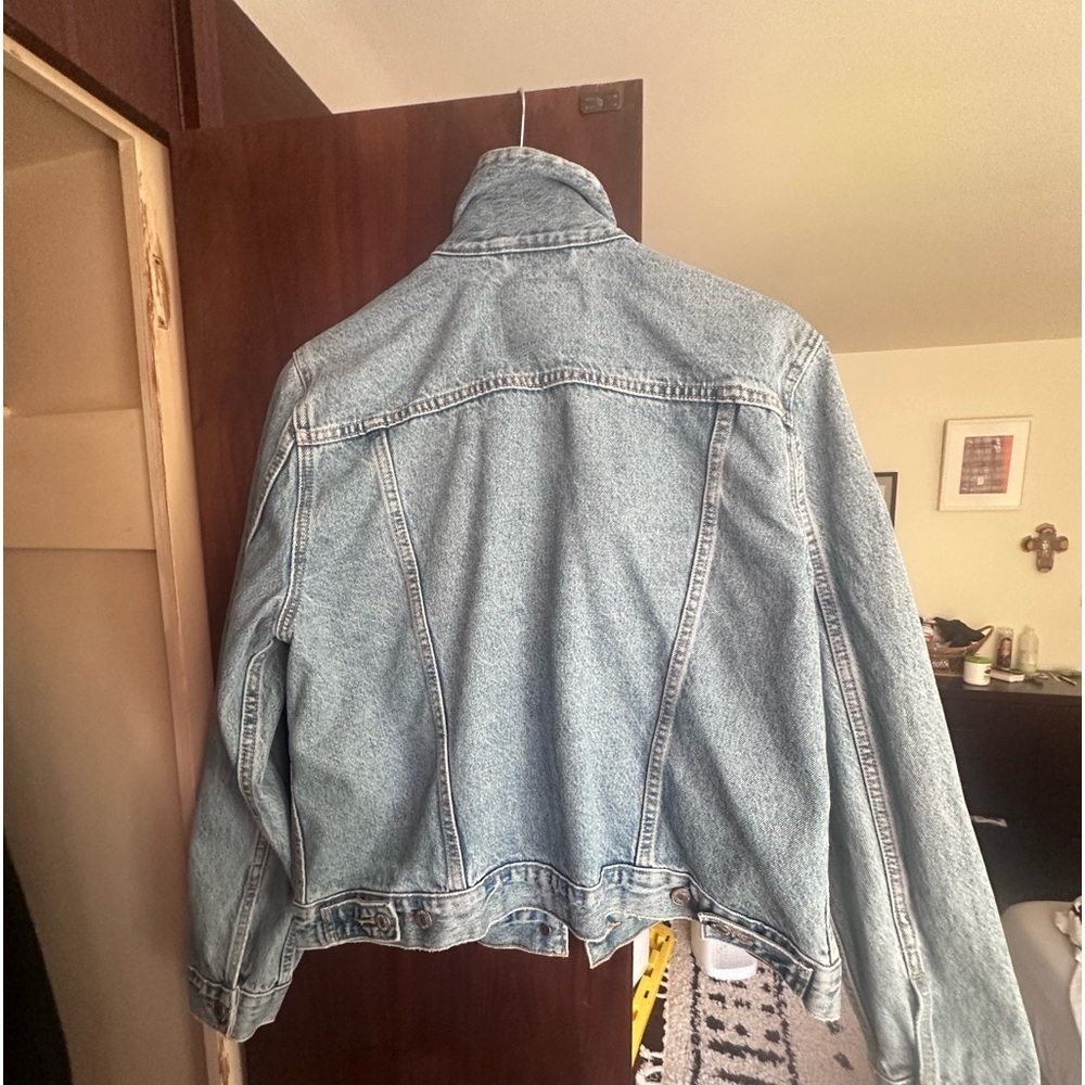 Levi’s Women’s Denim Jacket With Patchwork Hearts… - image 1